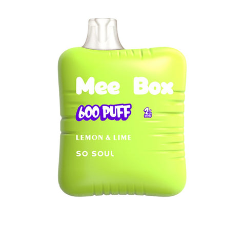 So Soul Mee Box 600 Disposable Vape Puff Pod Pack of 10 - Topvapewholesale