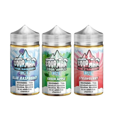 Sour Man Ice 200ml Shortfill - Topvapewholesale