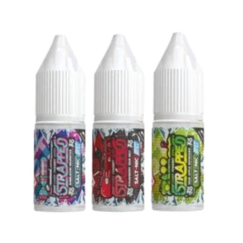 Strapped On Ice 10ML Nic Salt (Pack of 10) - Topvapewholesale