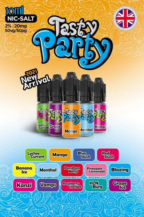 Tasty Party 10ml Nic Salt - Topvapewholesale