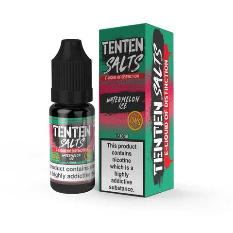 Ten Ten Nic Salts 10ml E - liquids - Box of 10 - Topvapewholesale