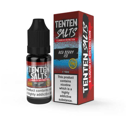Ten Ten Nic Salts 10ml E - liquids - Box of 10 - Topvapewholesale