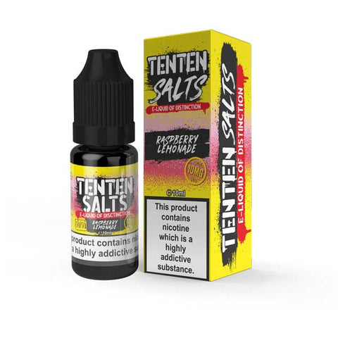 Ten Ten Nic Salts 10ml E - liquids - Box of 10 - Topvapewholesale