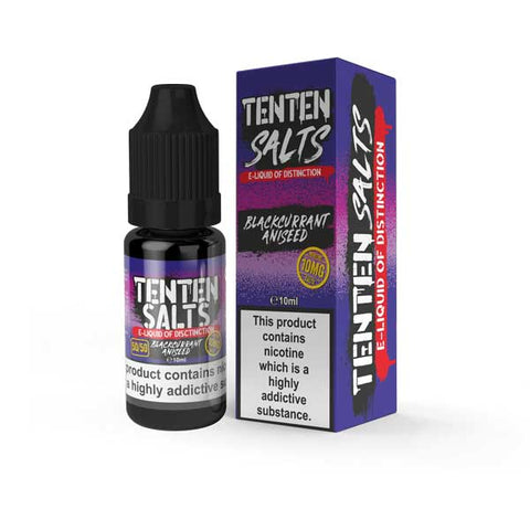Ten Ten Nic Salts 10ml E - liquids - Box of 10 - Topvapewholesale