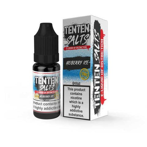 Ten Ten Nic Salts 10ml E - liquids - Box of 10 - Topvapewholesale