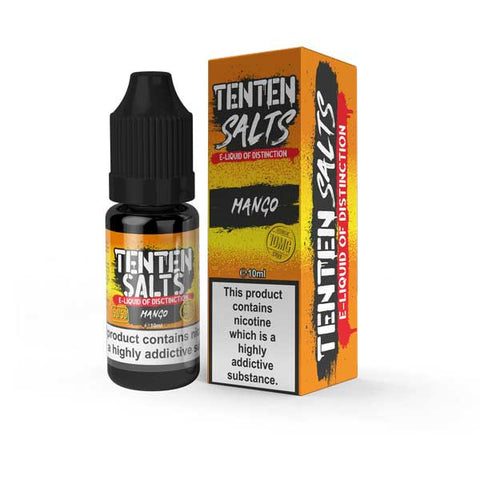 Ten Ten Nic Salts 10ml E - liquids - Box of 10 - Topvapewholesale