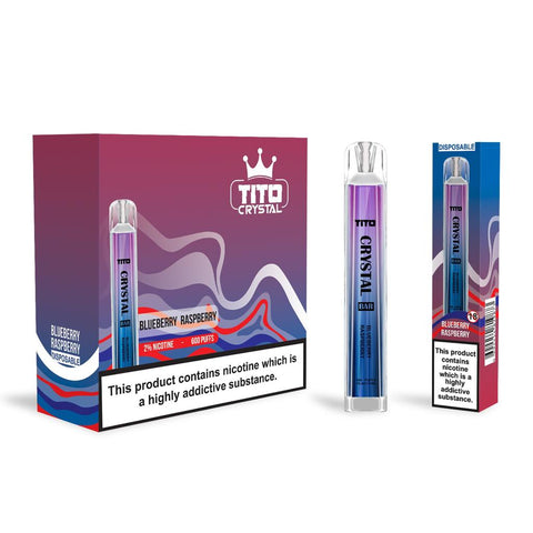 Tito Crystal 600 Disposable Vape Pod Box of 10 - Topvapewholesale