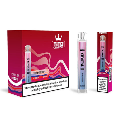 Tito Crystal 600 Disposable Vape Pod Box of 10 - Topvapewholesale