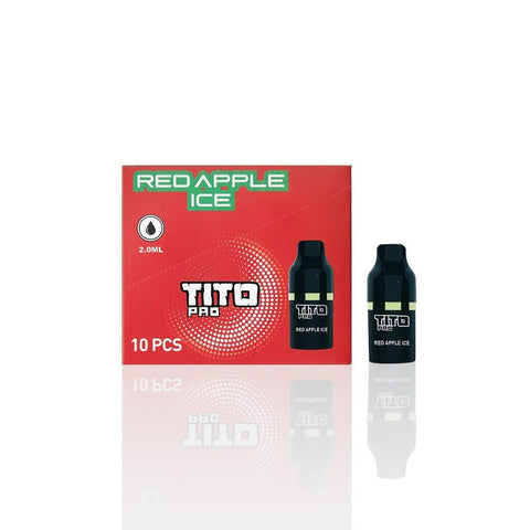 Tito Pro Replacement Disposable Vape Pods Box of 10 - Topvapewholesale