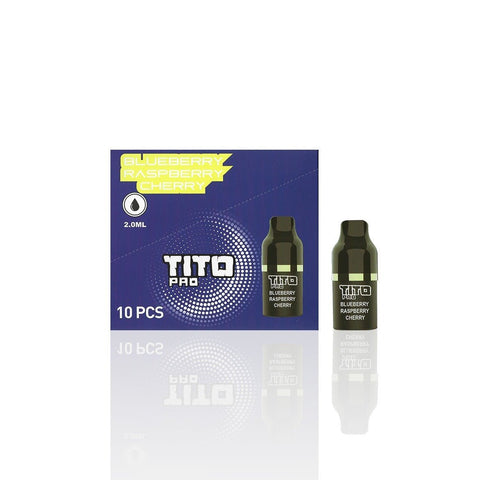 Tito Pro Replacement Disposable Vape Pods Box of 10 - Topvapewholesale