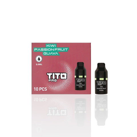 Tito Pro Replacement Disposable Vape Pods Box of 10 - Topvapewholesale