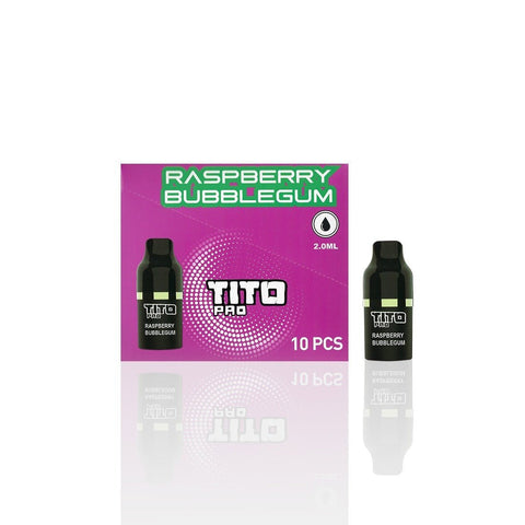Tito Pro Replacement Disposable Vape Pods Box of 10 - Topvapewholesale