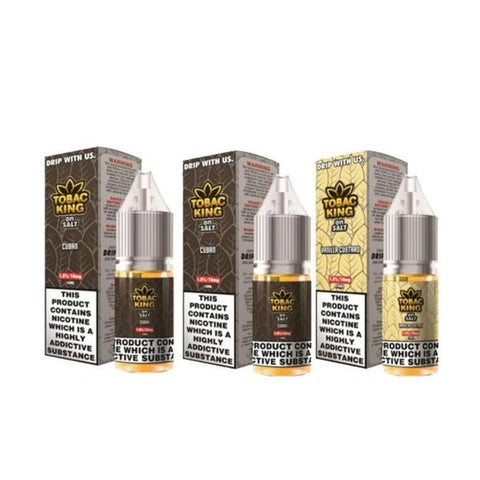 Tobac King 10ML Nic Salt (Pack of 10) - Topvapewholesale