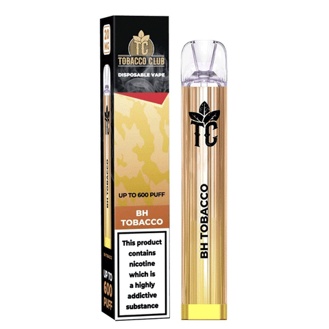 Tobacco Club 600 Disposable Vape Puff Pod Box of 10 - Topvapewholesale