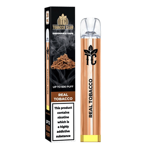 Tobacco Club 600 Disposable Vape Puff Pod Box of 10 - Topvapewholesale