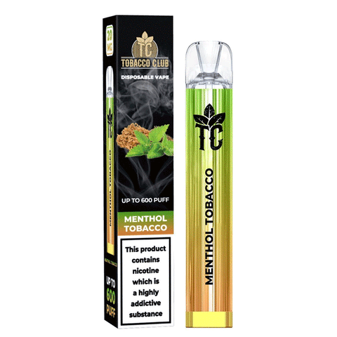 Tobacco Club 600 Disposable Vape Puff Pod Box of 10 - Topvapewholesale