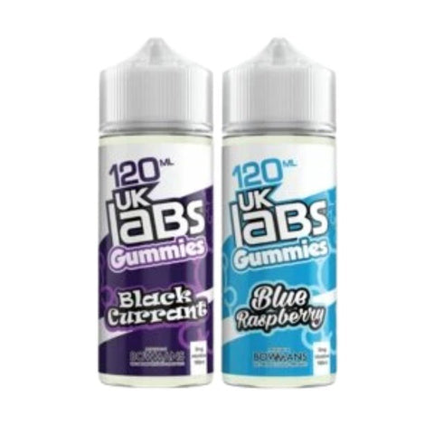 Uk Labs Gummies 100ml Shortfill - Topvapewholesale
