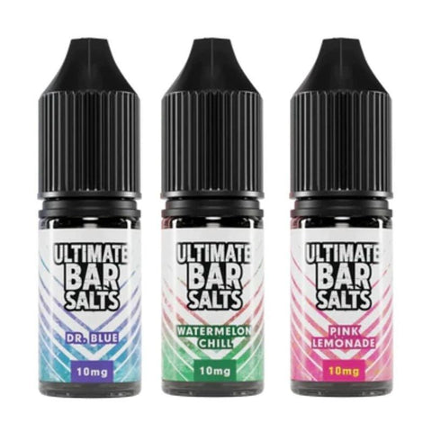 Ultimate Bar Salt 10ml E - liquids Nic Salts - Box of 10 - Topvapewholesale