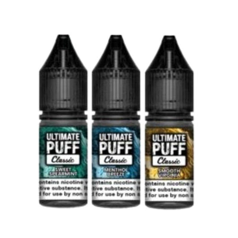 Ultimate Puff 50/50 Classic 10ML Shortfill (Pack of 10) - Topvapewholesale
