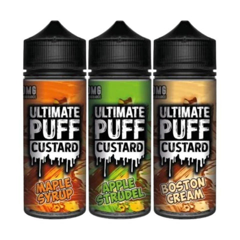 Ultimate Puff Custard 100ML Shortfill - Topvapewholesale