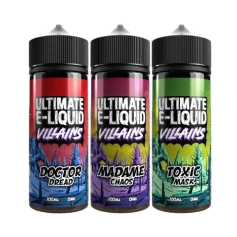 Ultimate Puff Villains 100ML Shortfill - Topvapewholesale