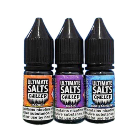 Ultimate Salts Chilled 10ML Nic Salt (Pack of 10) - Topvapewholesale