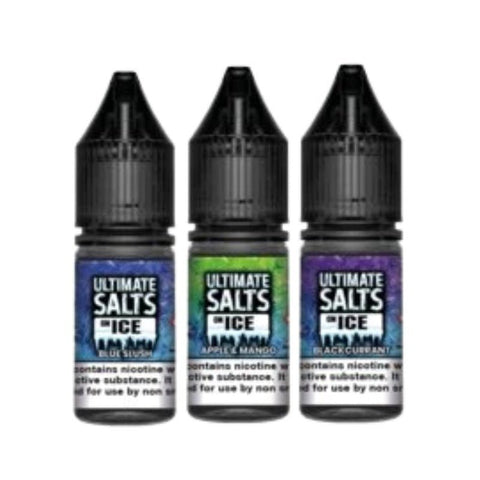 Ultimate Salts On Ice 10ML Nic Salt (Pack of 10) - Topvapewholesale
