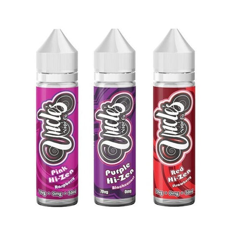 Uncle Vape Co. 50ml E - liquids Shortfill - Topvapewholesale