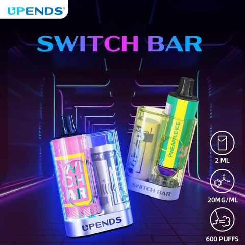 Upends Switch Bar Disposable Vape Pod Kit Box of 10 - Topvapewholesale