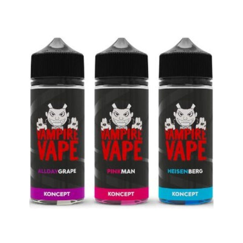 Vampire Vape Koncept 100ml Shortfills E - liquids - Topvapewholesale