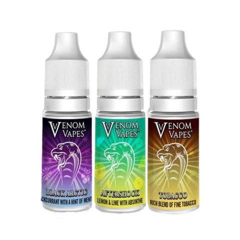 Venom Vapes 50/50 10ML Shortfill (Pack of 10) - Topvapewholesale