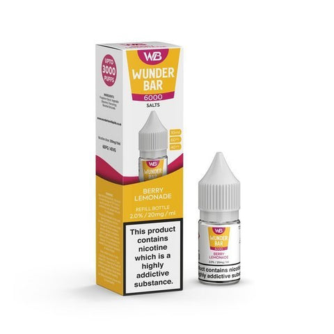 Wundar Bar 6000 Nic Salt 10ml - Box Of 10 - Topvapewholesale