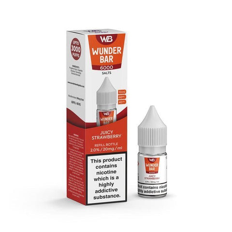 Wundar Bar 6000 Nic Salt 10ml - Box Of 10 - Topvapewholesale