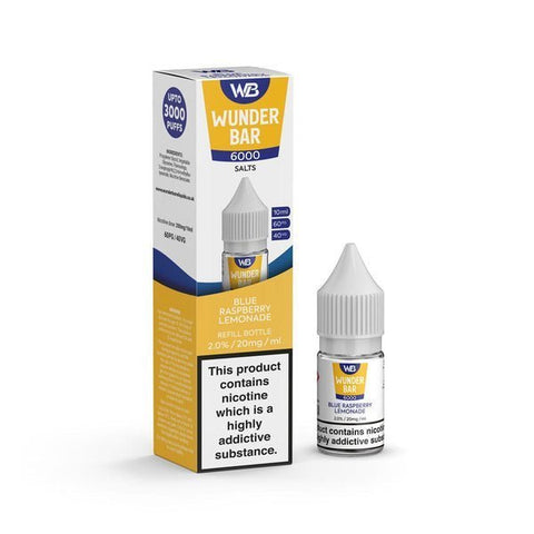 Wundar Bar 6000 Nic Salt 10ml - Box Of 10 - Topvapewholesale