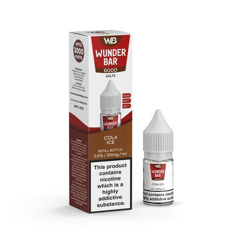 Wundar Bar 6000 Nic Salt 10ml - Box Of 10 - Topvapewholesale
