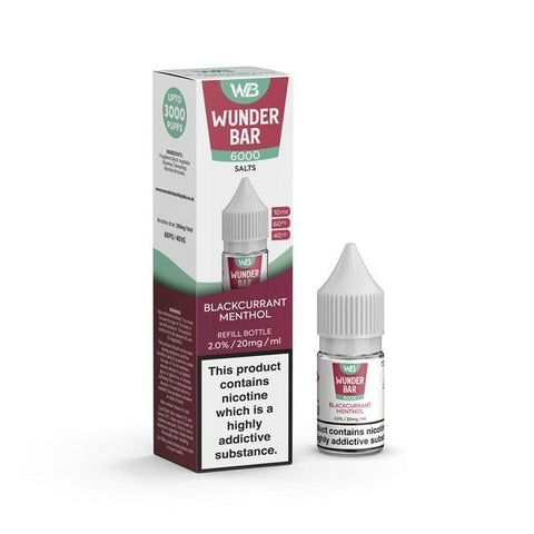 Wundar Bar 6000 Nic Salt 10ml - Box Of 10 - Topvapewholesale