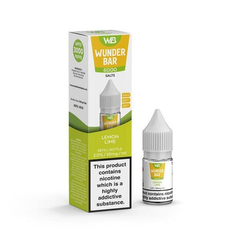 Wundar Bar 6000 Nic Salt 10ml - Box Of 10 - Topvapewholesale