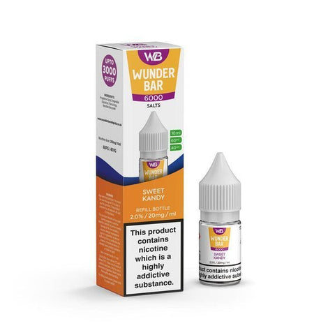 Wundar Bar 6000 Nic Salt 10ml - Box Of 10 - Topvapewholesale