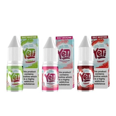 Yeti 10ml Nic Salt (Pack of 10) - Topvapewholesale