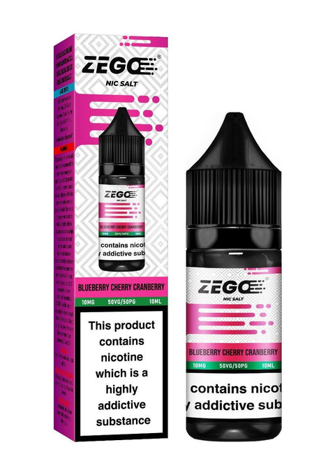 Zego Nic Salt 10ml E - Liquid - Box of 10 - Topvapewholesale