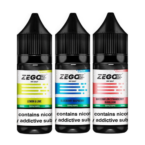 Zego Nic Salt 10ml E - Liquid - Box of 10 - Topvapewholesale