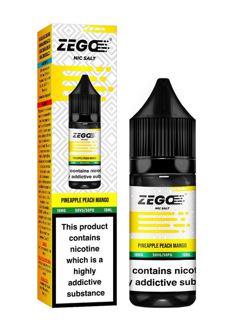 Zego Nic Salt 10ml E - Liquid - Box of 10 - Topvapewholesale