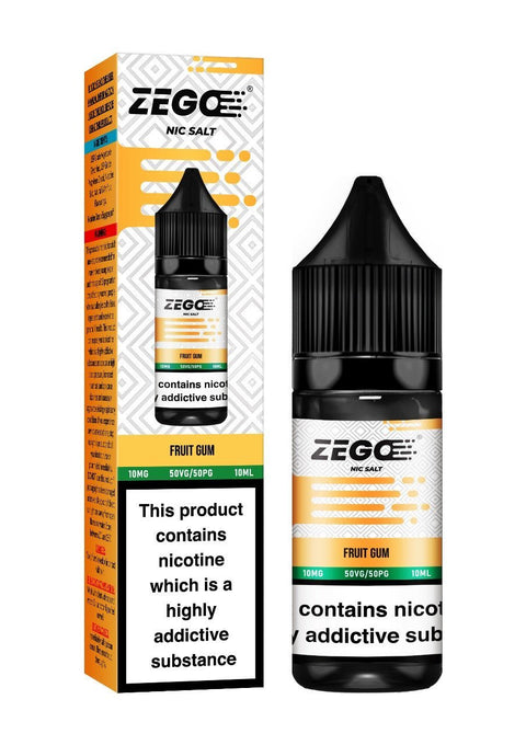 Zego Nic Salt 10ml E - Liquid - Box of 10 - Topvapewholesale