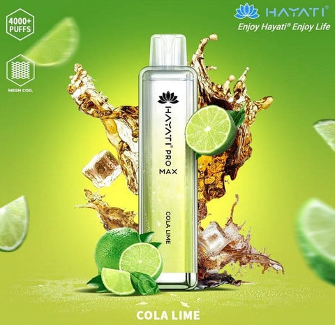 Zero Nicotine Hayati Crystal Pro Max 4000 Disposable Vape Puff Bar Box of 10 - Topvapewholesale