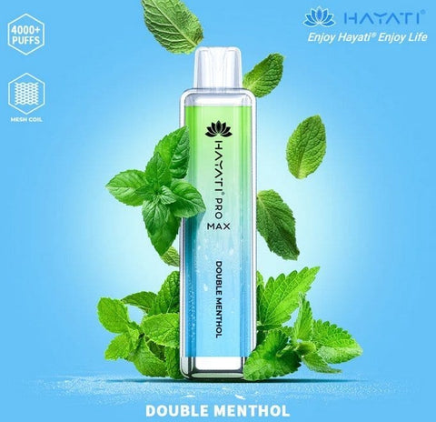 Zero Nicotine Hayati Crystal Pro Max 4000 Disposable Vape Puff Bar Box of 10 - Topvapewholesale