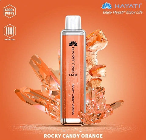 Zero Nicotine Hayati Crystal Pro Max 4000 Disposable Vape Puff Bar Box of 10 - Topvapewholesale