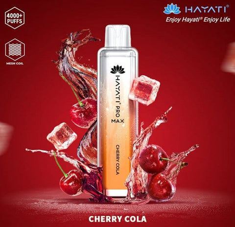 Zero Nicotine Hayati Crystal Pro Max 4000 Disposable Vape Puff Bar Box of 10 - Topvapewholesale